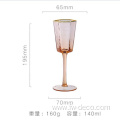 custom Orange water wine glass drinking glasses set